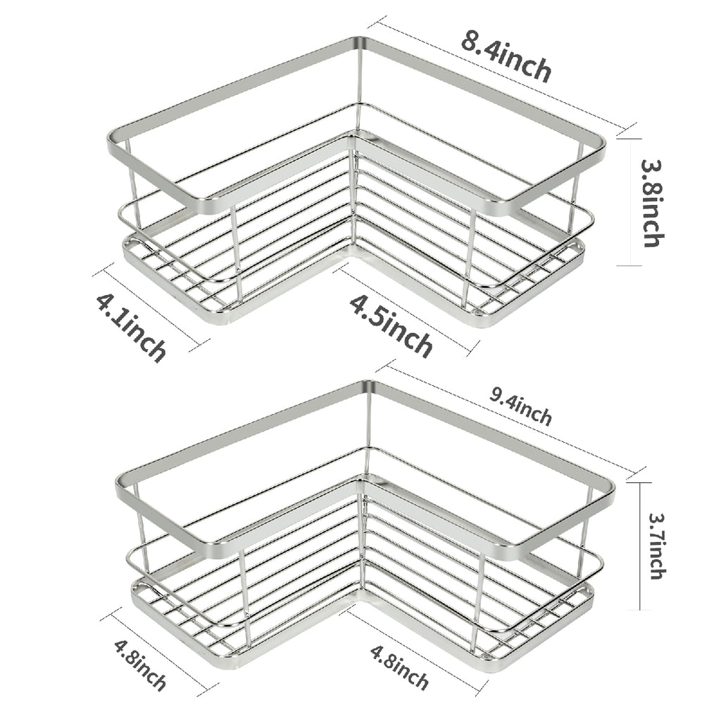 Chrome Corner Shower Caddy