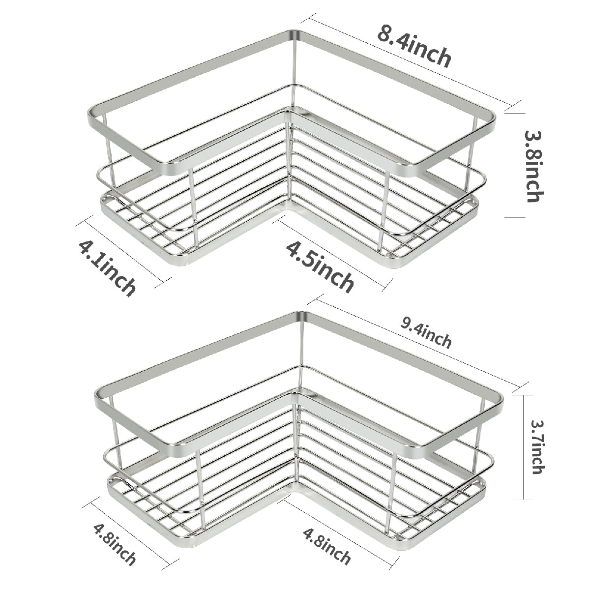 Chrome Corner Shower Caddy