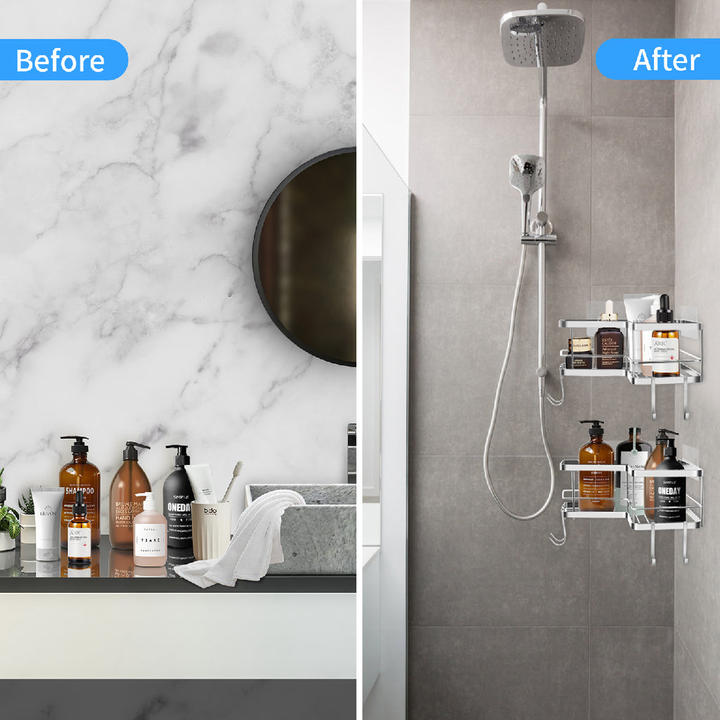 Chrome Corner Shower Caddy
