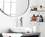 Chrome Corner Shower Caddy
