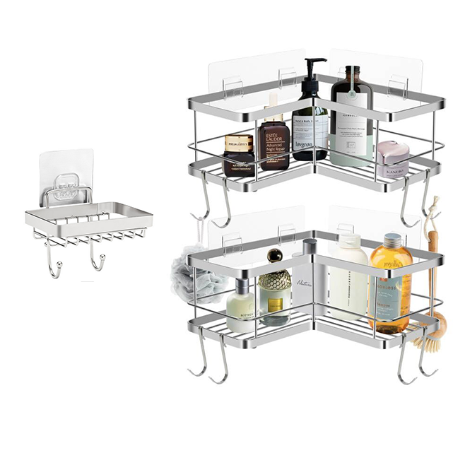 Chrome Corner Shower Caddy
