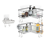 Chrome Corner Shower Caddy
